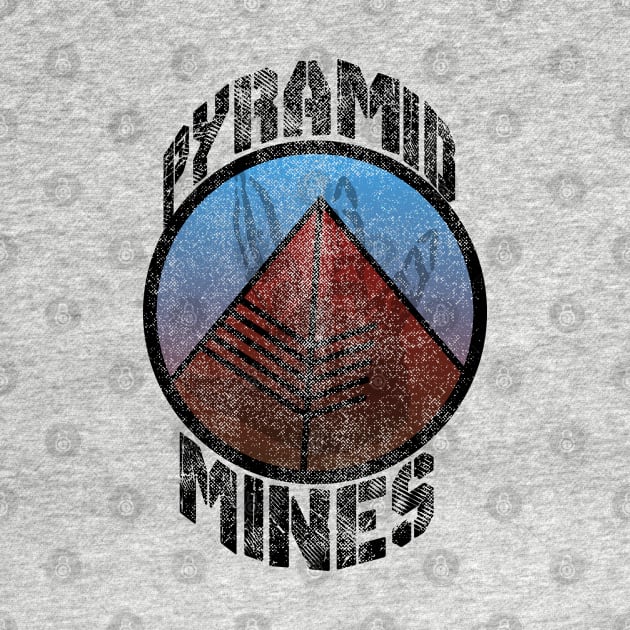 Pyramid Mines Grunge effect by CrawfordFlemingDesigns